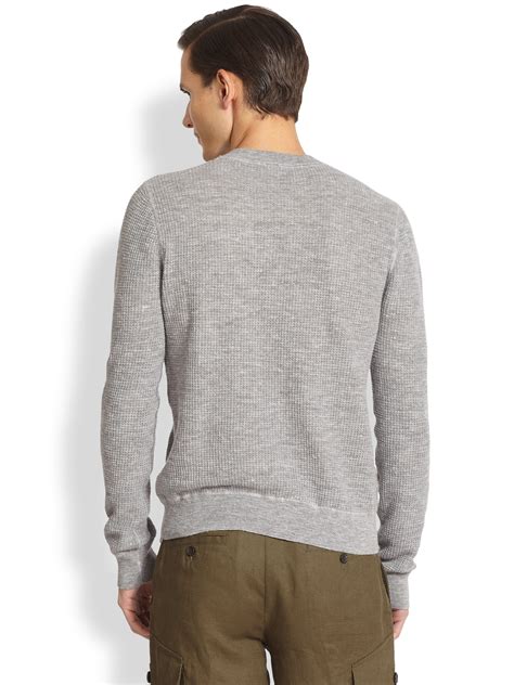 michael kors studded wool sweatshirt|Michael Kors grey crewneck.